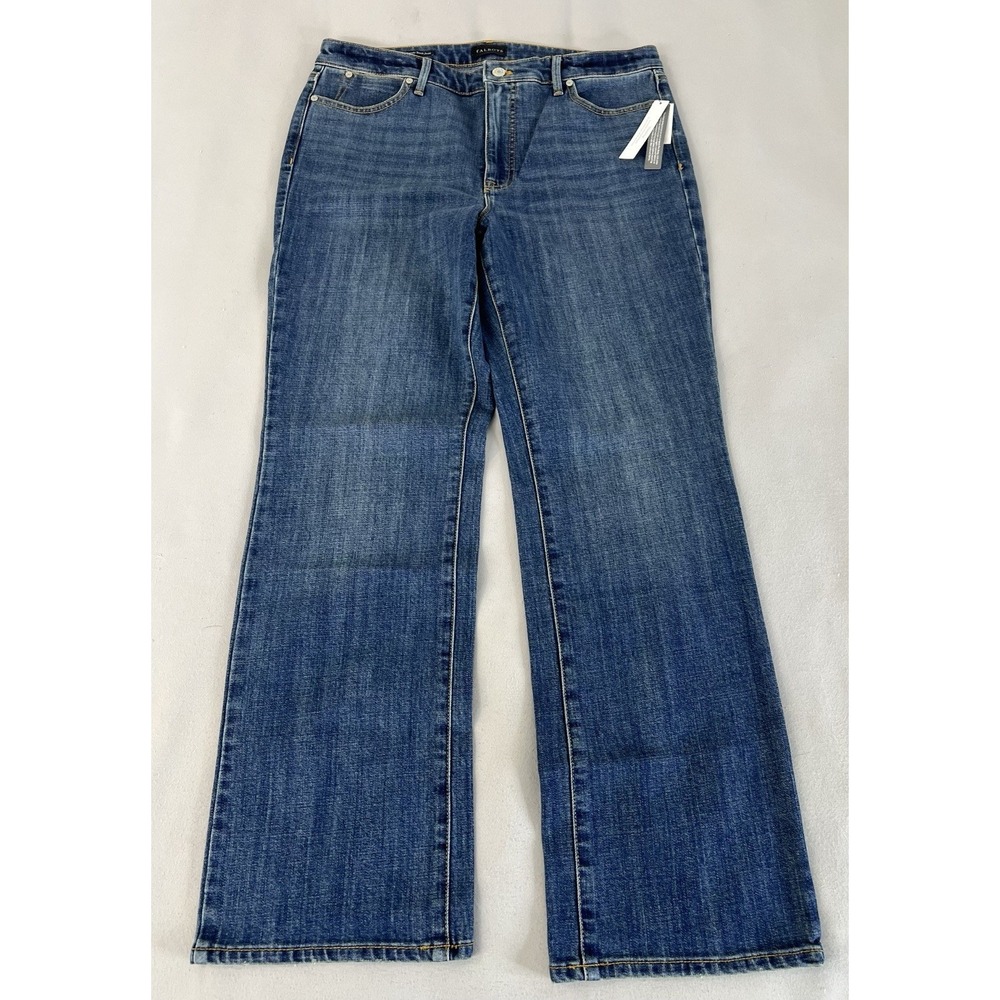 Talbots Barely Boot Jeans Women's Sz 12P Blue New‎